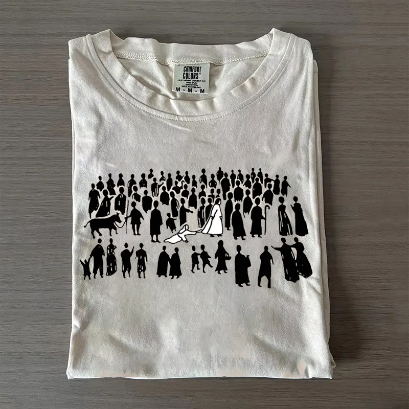 Jesus Leaves the 99 – Meaningful Christian Faith T-Shirt