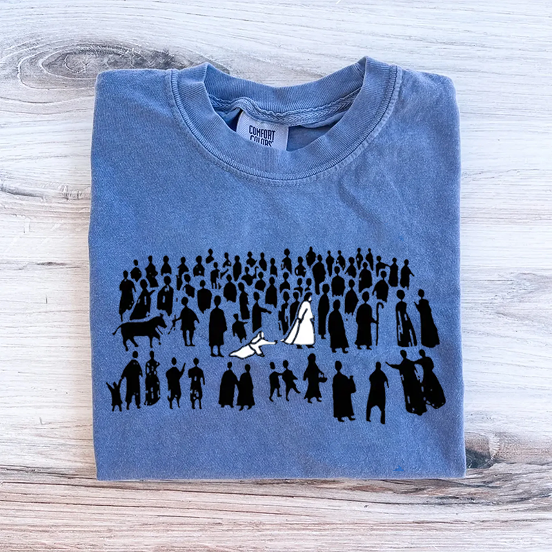 Jesus Leaves the 99 – Meaningful Christian Faith T-Shirt